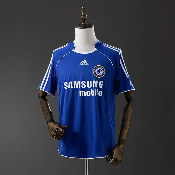 Camiseta de fútbol Chelsea 2006/07 LOCAL MANGA CORTA VERSION FAN