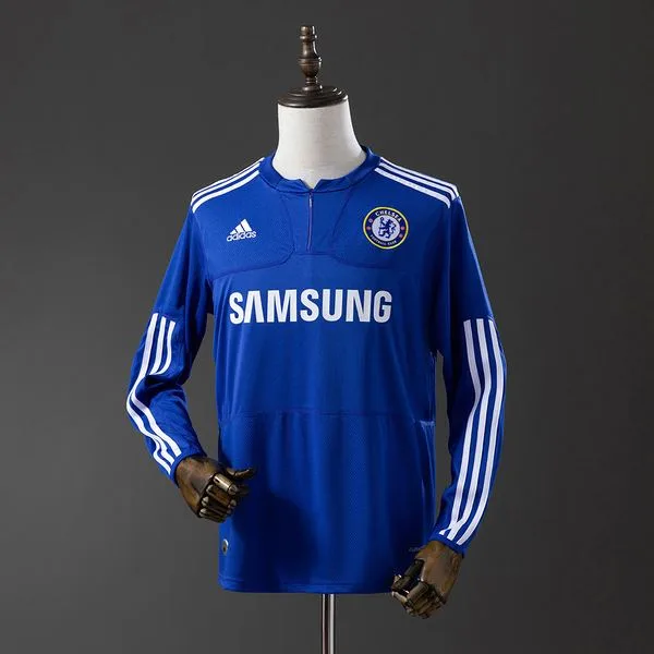 Camiseta de fútbol Chelsea 2009/10 LOCAL MANGA LARGA VERSION FAN
