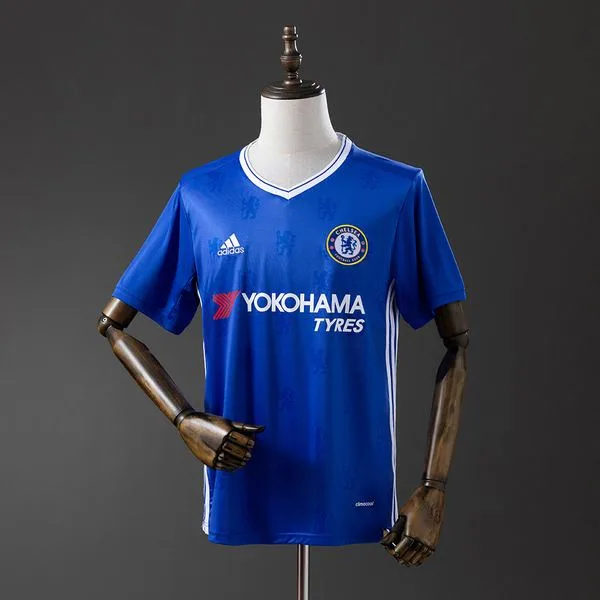 Camiseta de fútbol Chelsea 2016/17 LOCAL MANGA CORTA VERSION FAN