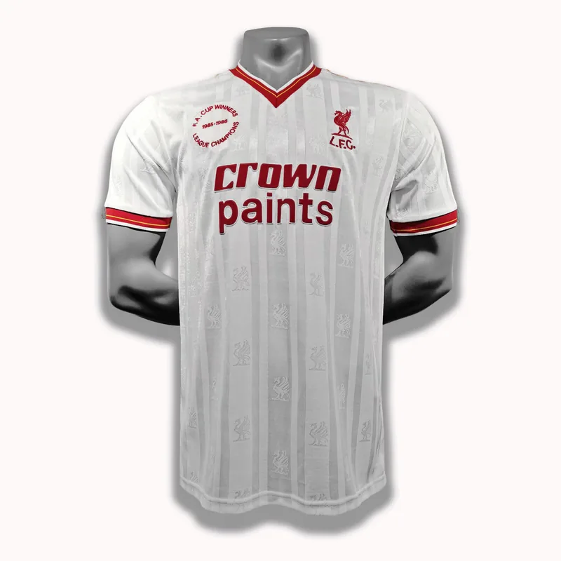 Camiseta Liverpool 1985/86 VISITANTE MANGA CORTA VERSION FAN