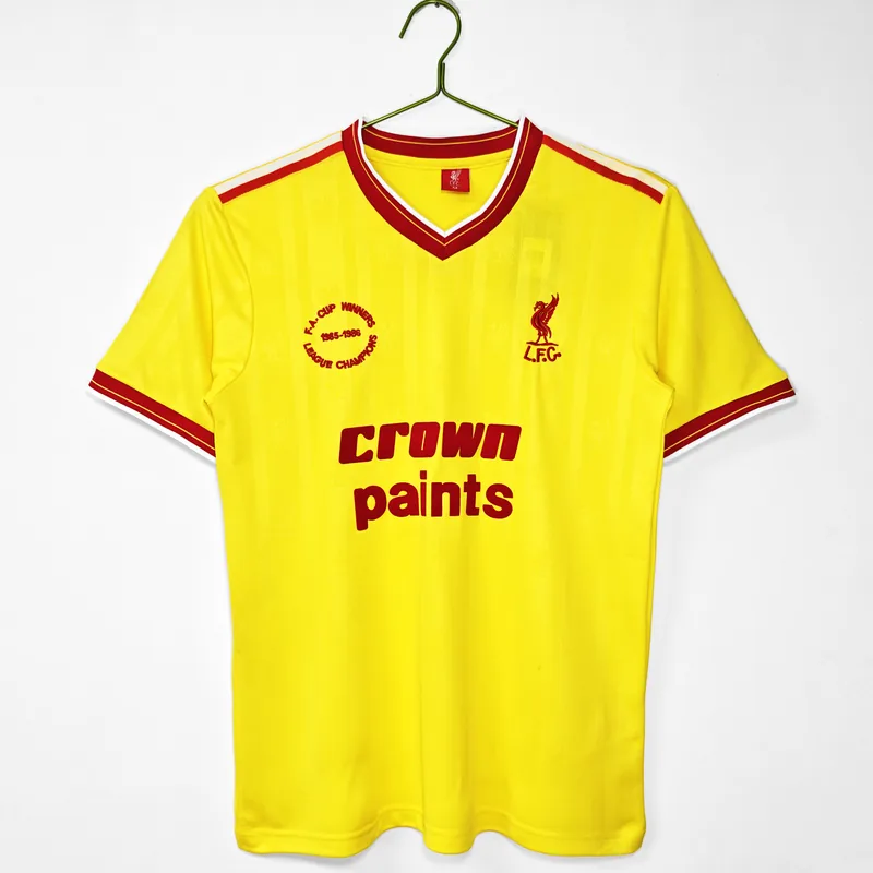 Camiseta Liverpool 1985/86 TERCERA MANGA CORTA VERSION FAN