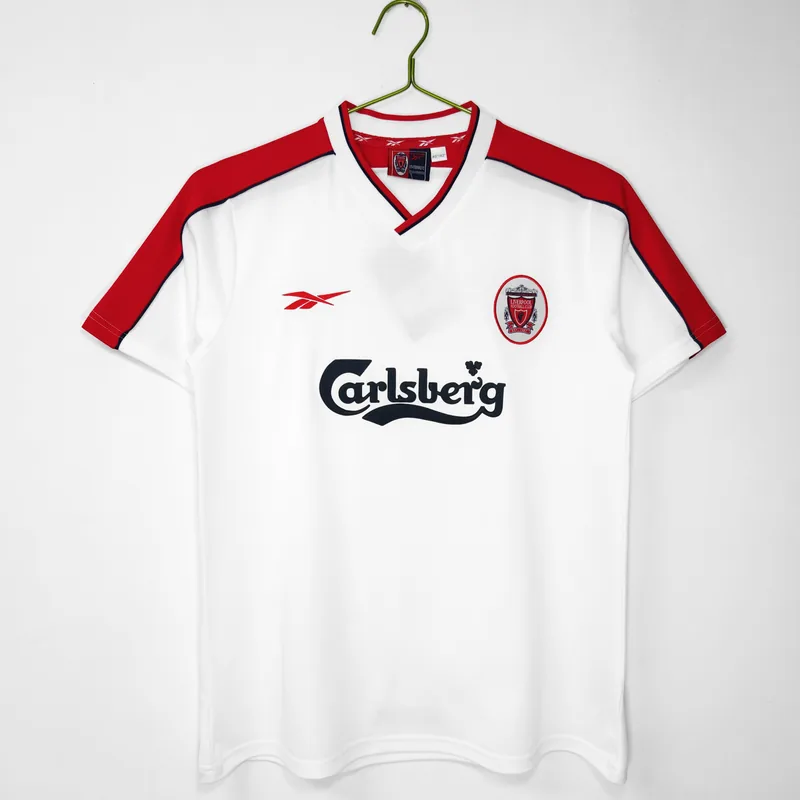 Camiseta Liverpool 1998 VISITANTE MANGA CORTA VERSION FAN