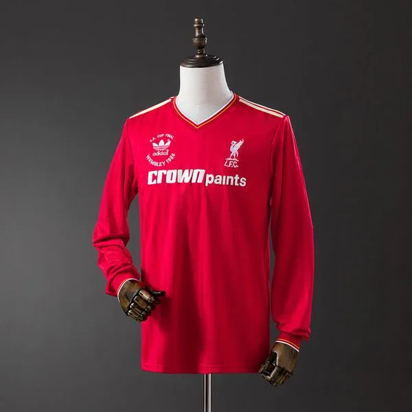 Camiseta de fútbol Liverpool 1986/87 LOCAL MANGA LARGA VERSION FAN