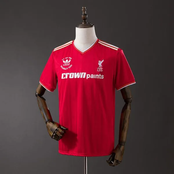 Camiseta de fútbol Liverpool 1986/87 LOCAL MANGA CORTA VERSION FAN