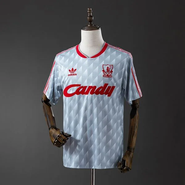 Camiseta de fútbol Liverpool 1989/91 VISITANTE MANGA CORTA VERSION FAN