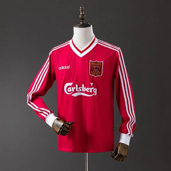 Camiseta de fútbol Liverpool 1995/96 LOCAL MANGA LARGA VERSION FAN