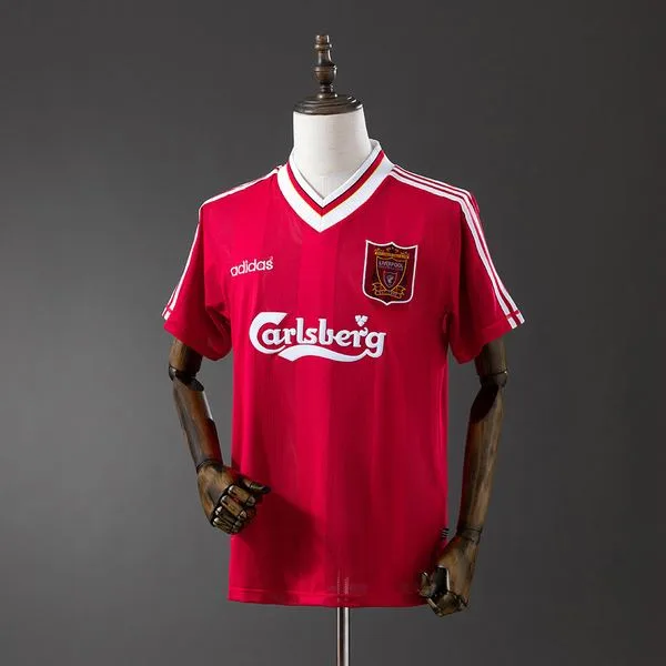 Camiseta de fútbol Liverpool 1995/96 LOCAL MANGA CORTA VERSION FAN