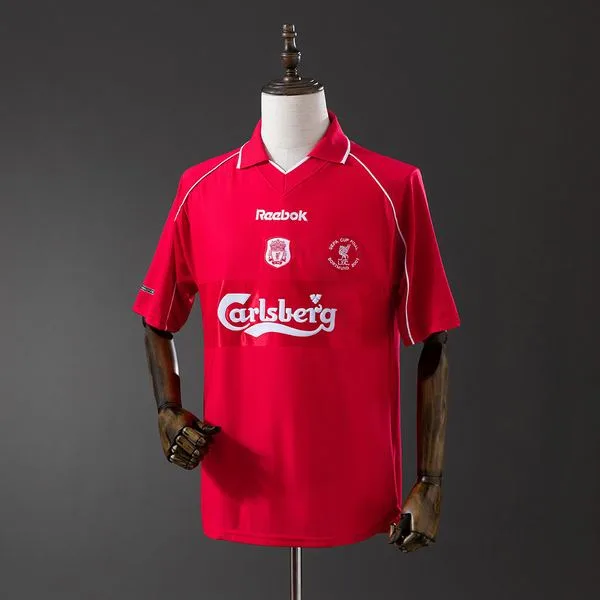 Camiseta de fútbol Liverpool 2005/06 LOCAL MANGA CORTA VERSION FAN