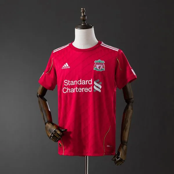 Camiseta de fútbol Liverpool 2010/11 LOCAL MANGA CORTA VERSION FAN