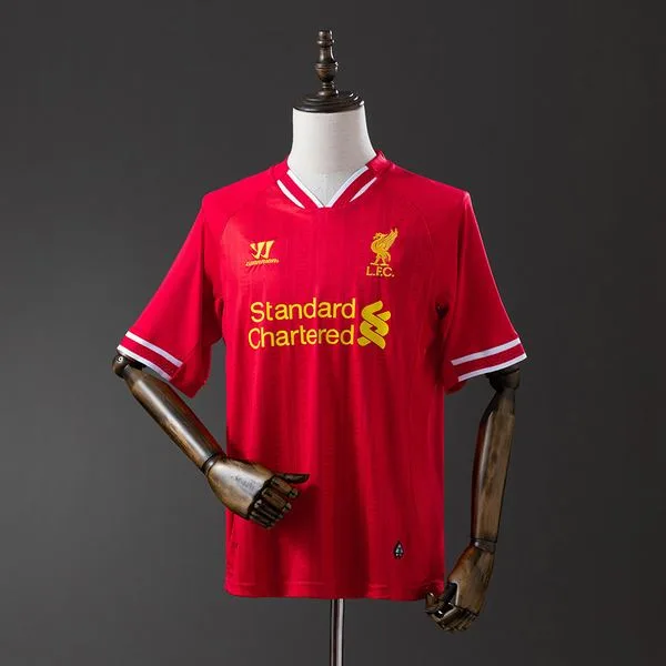 Camiseta de fútbol Liverpool 2013/14 LOCAL MANGA CORTA VERSION FAN