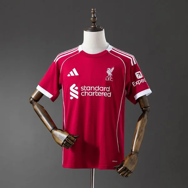 Camiseta de fútbol Liverpool 2025/26 LOCAL MANGA CORTA VERSION FAN