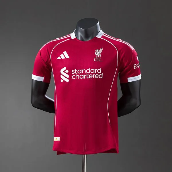 Camiseta de fútbol Liverpool 2025/26 LOCAL MANGA CORTA VERSION JUGADOR