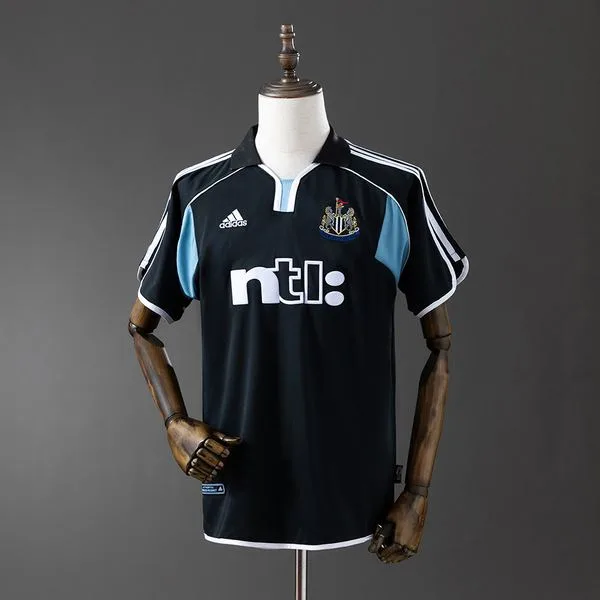 Camiseta de fútbol Newcastle 2000/01 VISITANTE MANGA CORTA VERSION FAN