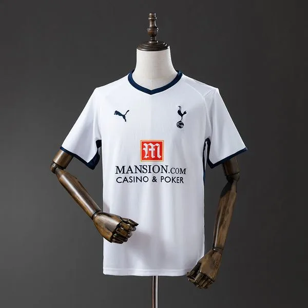 Camiseta de fútbol Tottenham 2008/09 LOCAL MANGA CORTA VERSION FAN