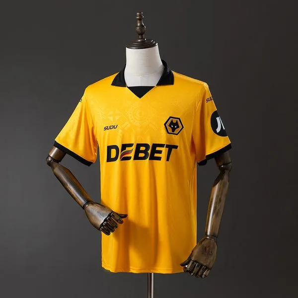 Camiseta de fútbol Wolves 2025/26 LOCAL MANGA CORTA VERSION FAN