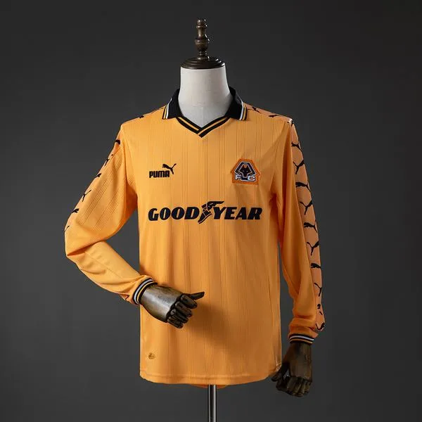 Camiseta de fútbol Wolves 1998/99 LOCAL MANGA LARGA VERSION FAN