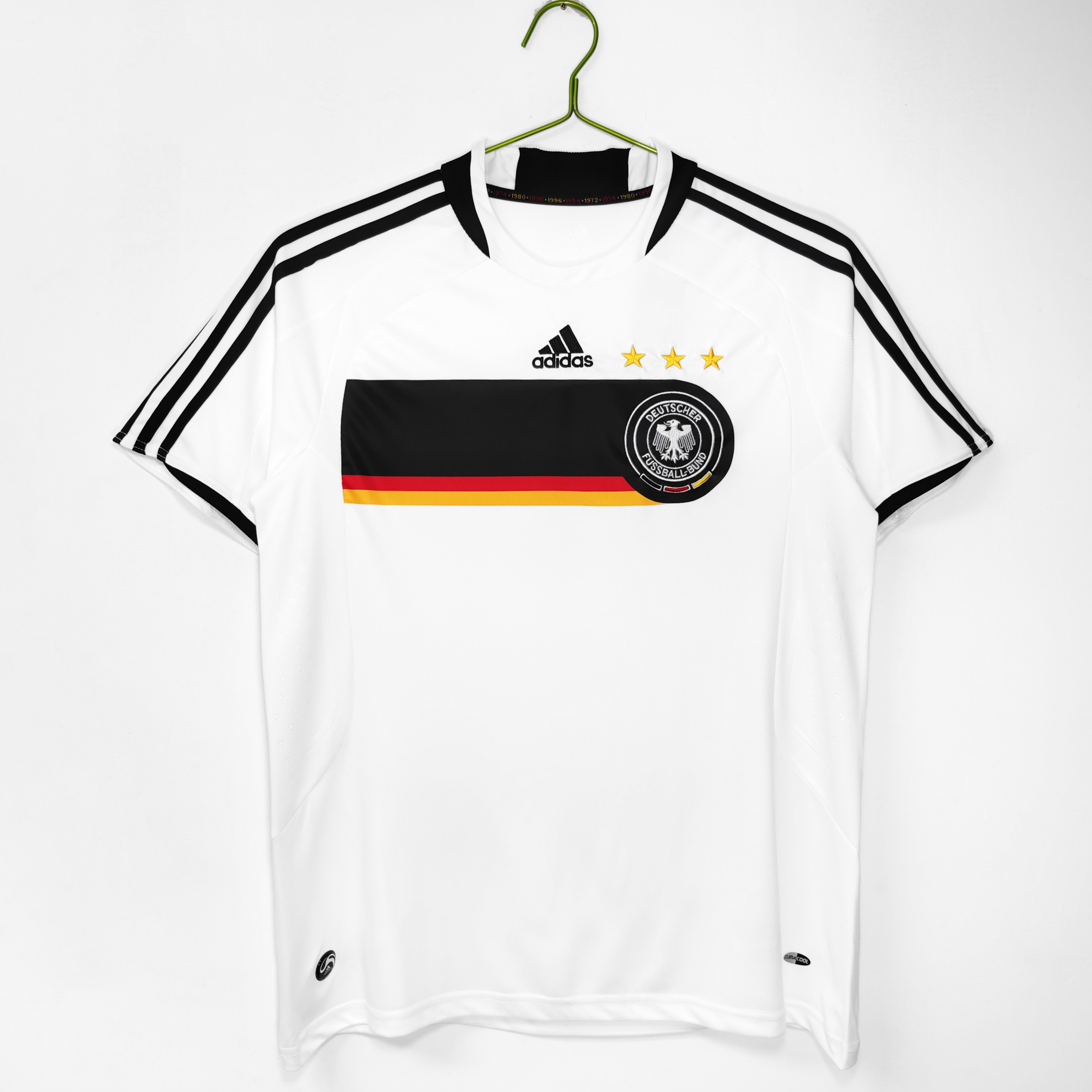 Camiseta de fútbol Alemania 2008 LOCAL MANGA CORTA VERSION FAN