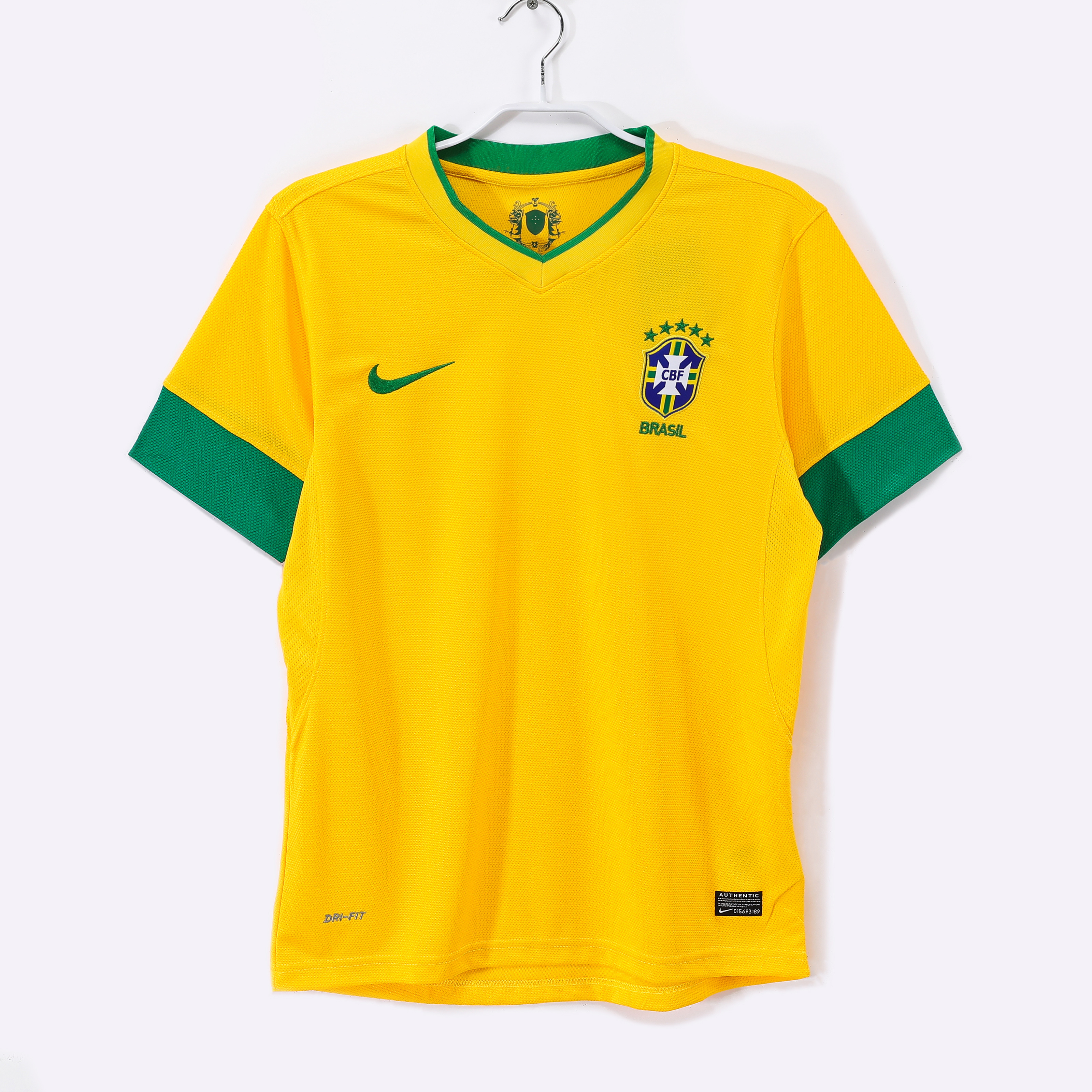 Camiseta de fútbol Brasil 2012/13 LOCAL MANGA CORTA VERSION FAN