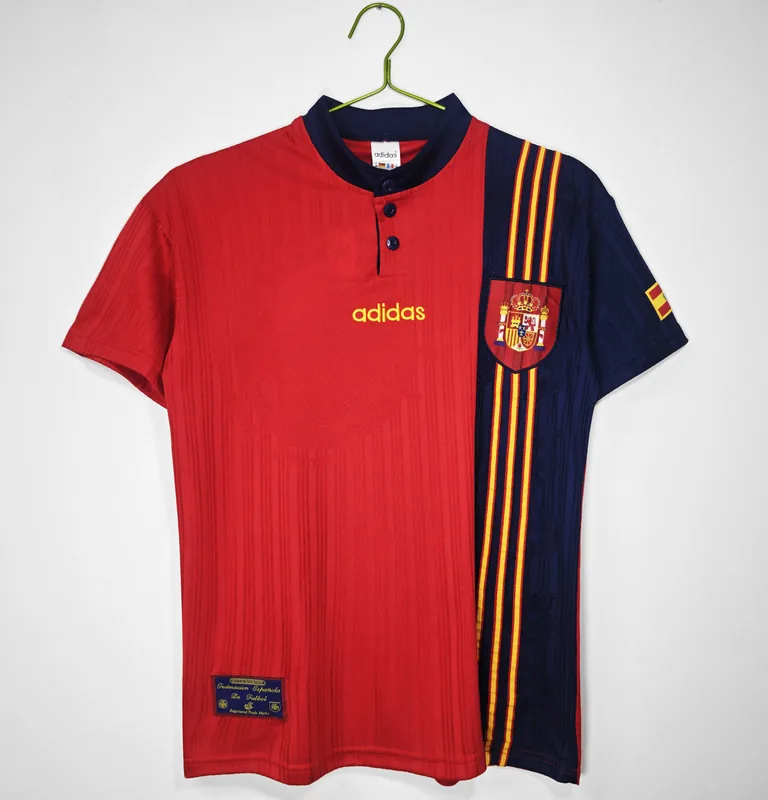 Camiseta España 1996 LOCAL MANGA CORTA VERSION FAN