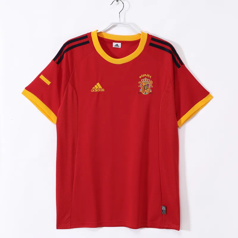 Camiseta España 2002 LOCAL MANGA CORTA VERSION FAN