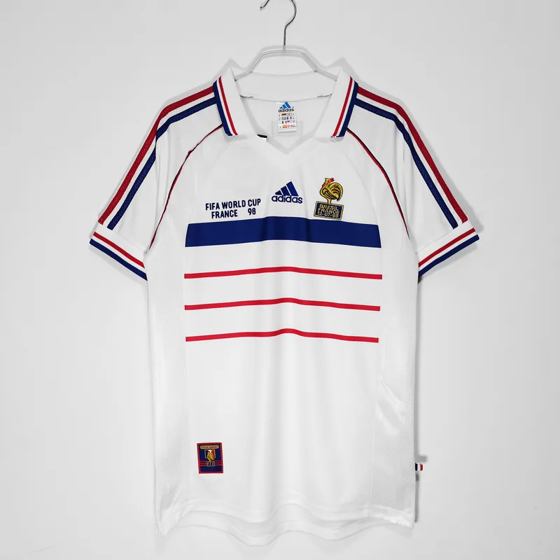 Camiseta Francia 1998 VISITANTE MANGA CORTA VERSION FAN
