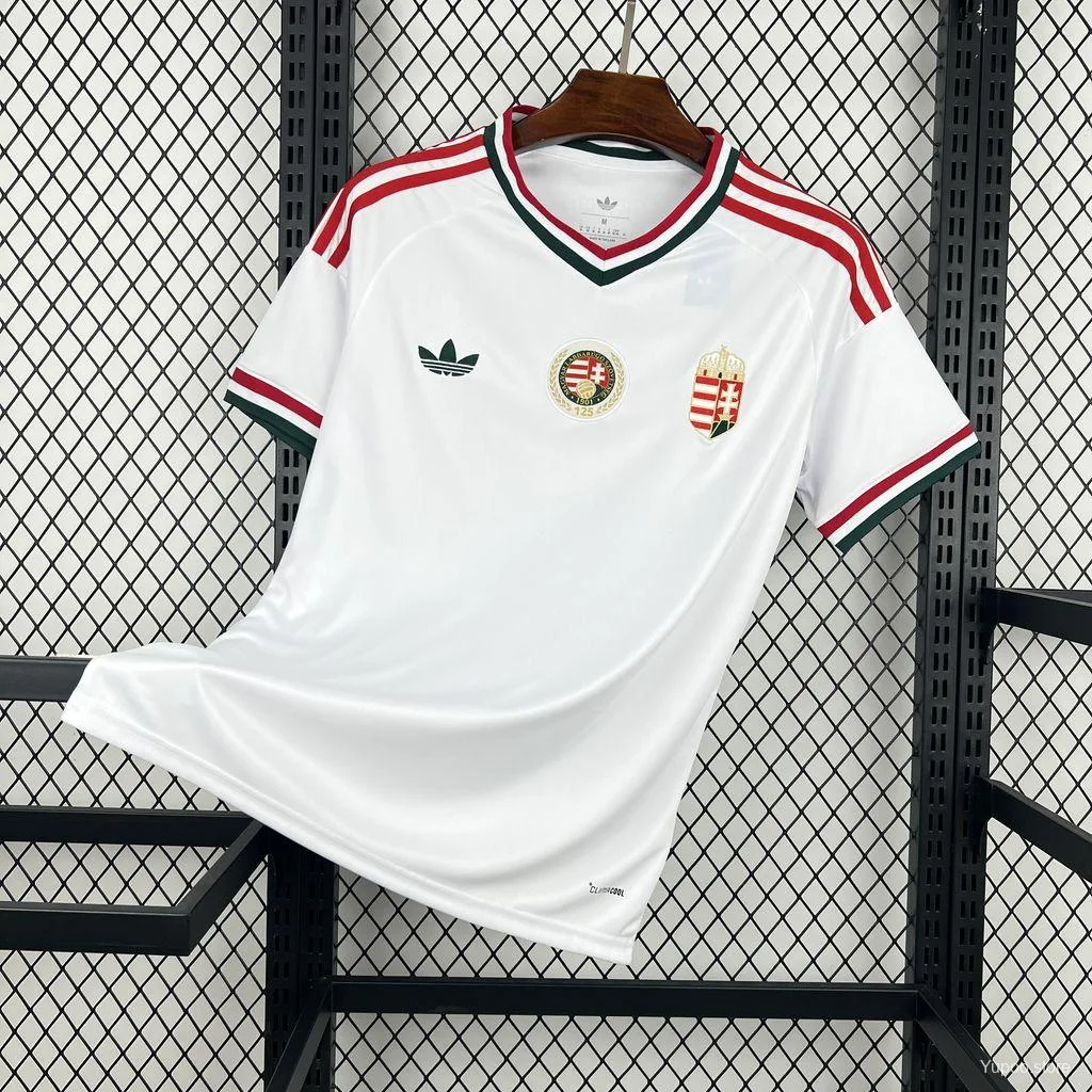 Camiseta de fútbol Hungría 2026 VISITANTE MANGA CORTA VERSION FAN