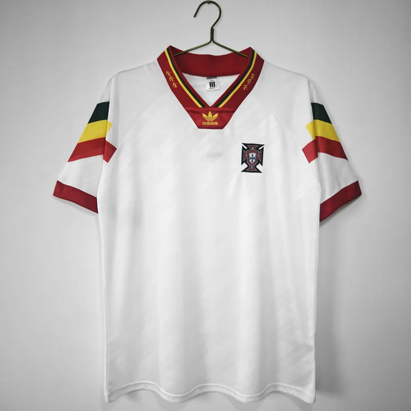 Camiseta Portugal 1992/94 VISITANTE MANGA LARGA VERSION FAN