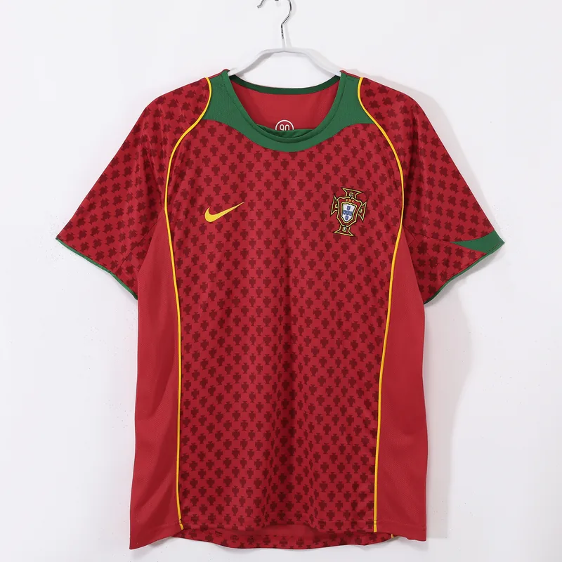 Camiseta Portugal 2004 LOCAL MANGA CORTA VERSION FAN