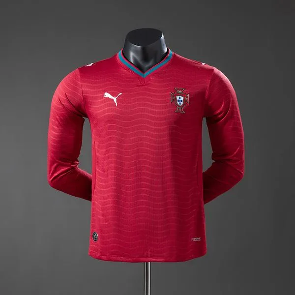 Camiseta de fútbol Portugal 2026 LOCAL MANGA LARGA VERSION JUGADOR