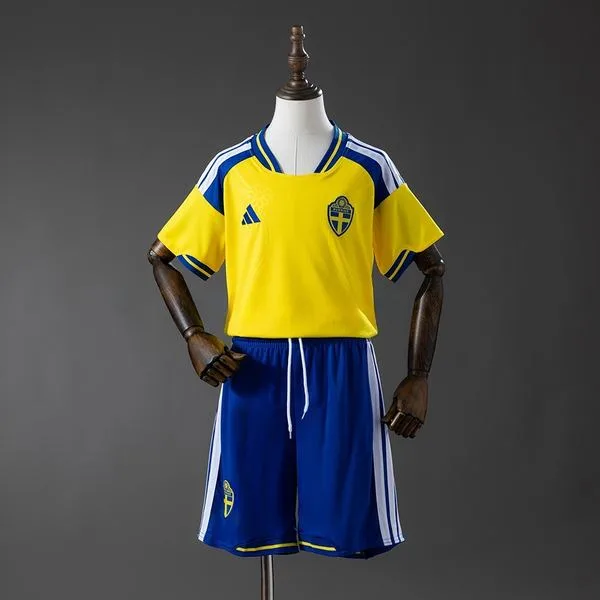 Camiseta de fútbol Suecia 2026 KIT NIÑO