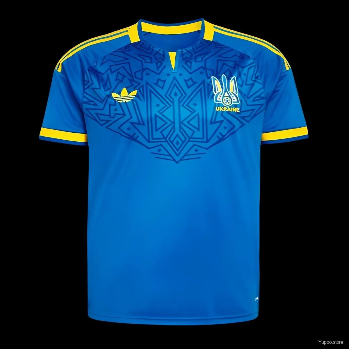 Camiseta de fútbol Ucrania 2026 VISITANTE MANGA CORTA VERSION FAN