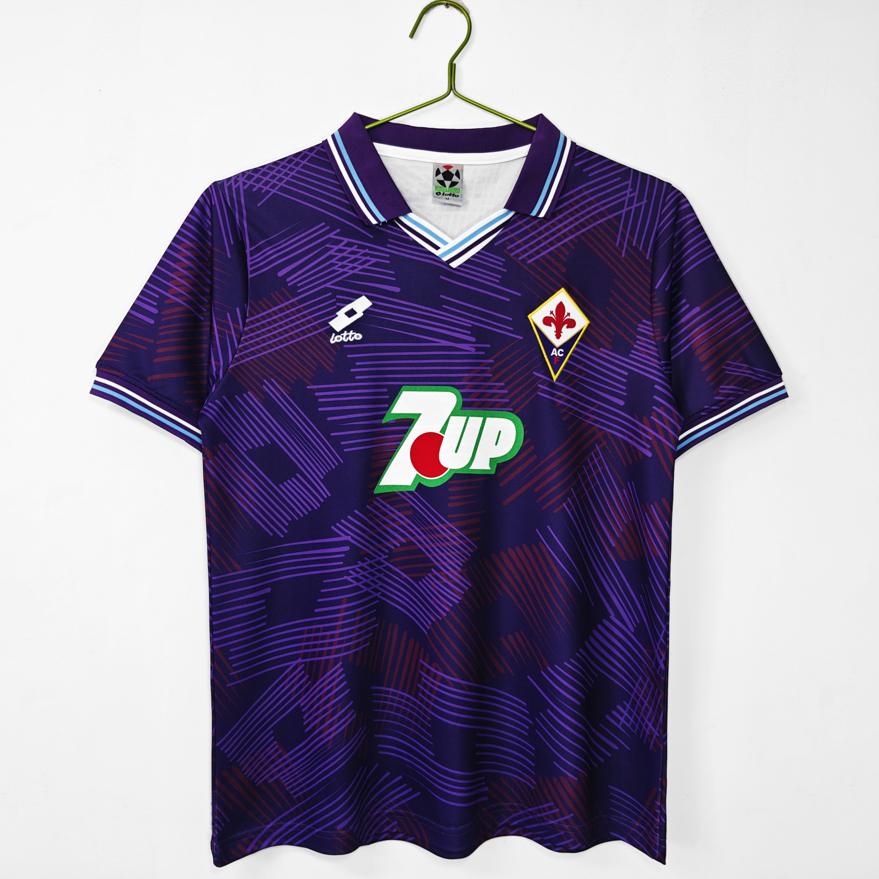 Camiseta de fútbol Fiorentina 1992/93 LOCAL MANGA CORTA VERSION FAN