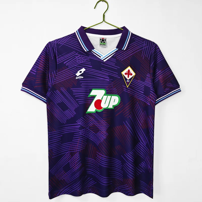 Camiseta Fiorentina 1992/93 LOCAL MANGA CORTA VERSION FAN