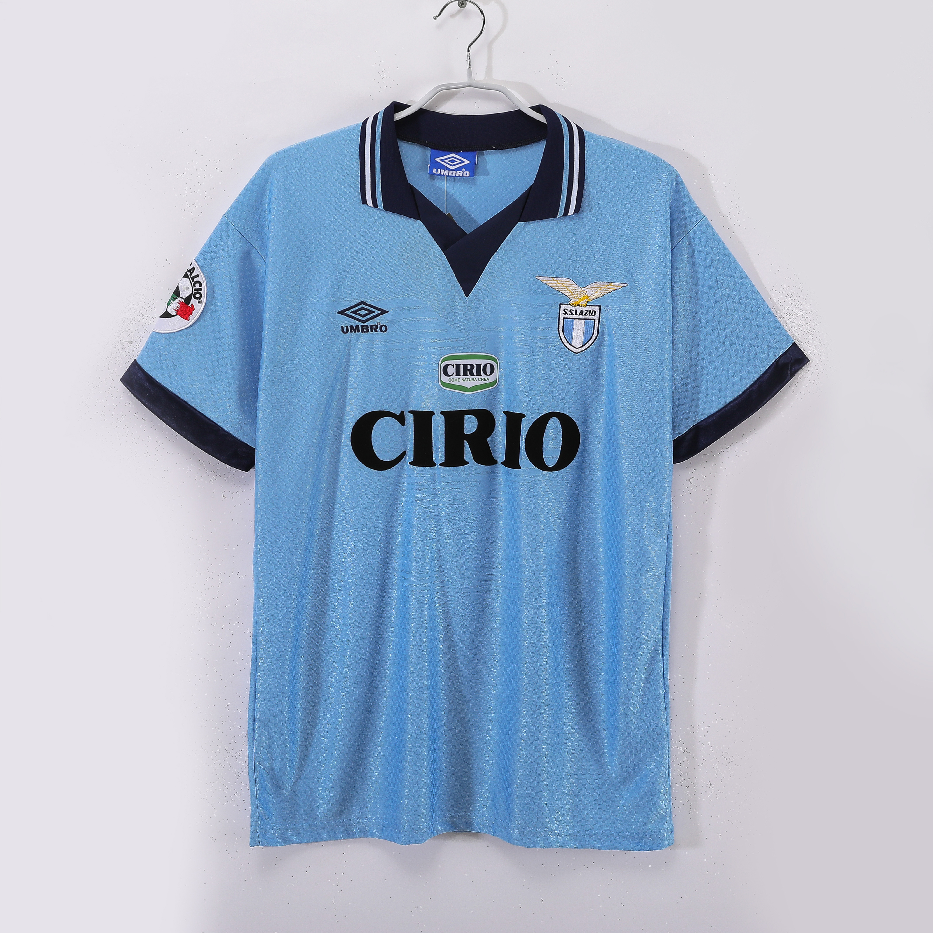 Camiseta de fútbol Lazio 1996/97 LOCAL MANGA CORTA VERSION FAN