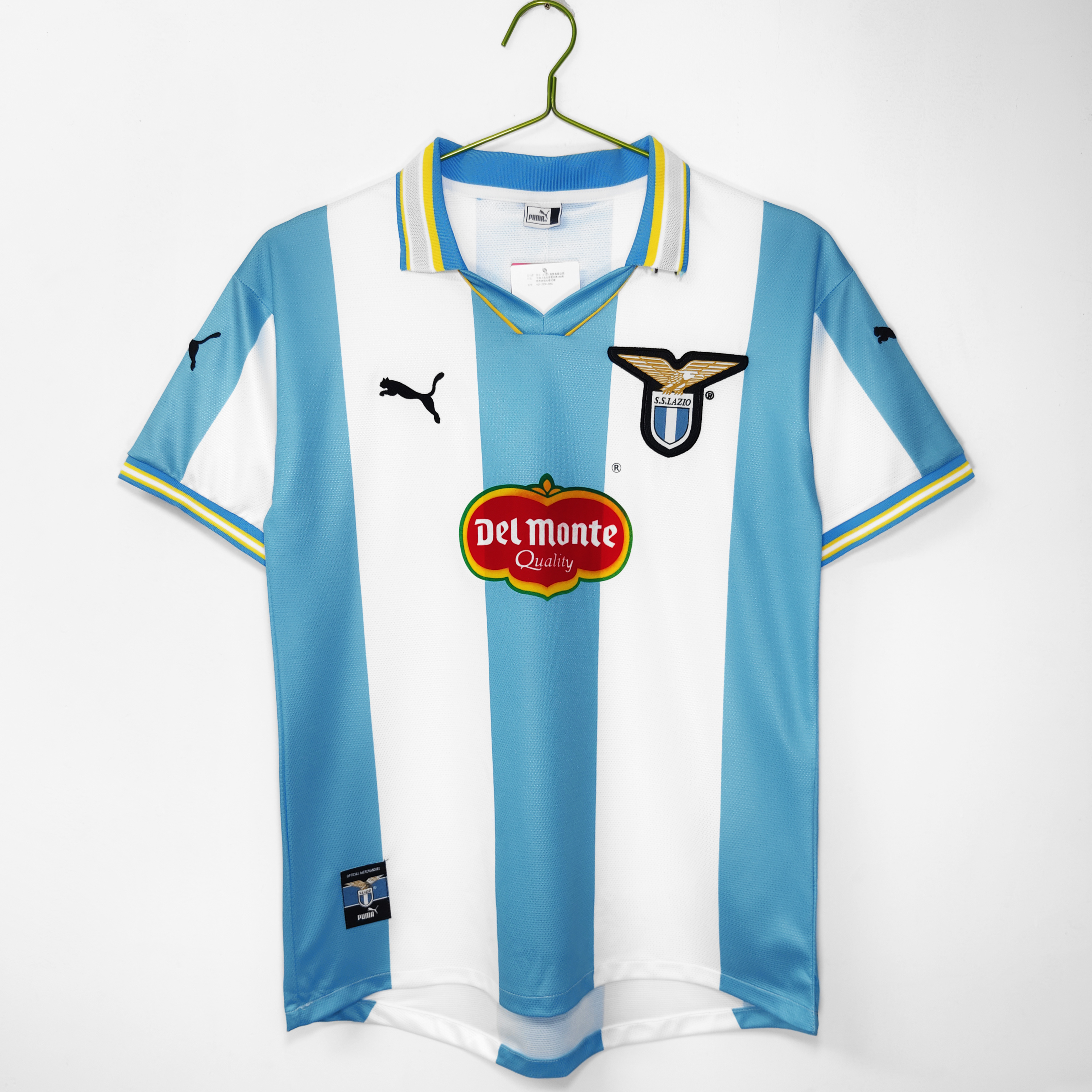 Camiseta de fútbol Lazio 1999/00 LOCAL MANGA CORTA VERSION FAN