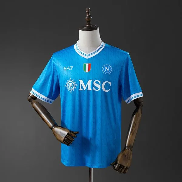 Camiseta de fútbol Napoli 2025/26 LOCAL MANGA CORTA VERSION FAN