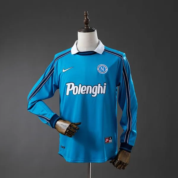 Camiseta de fútbol Napoli 1998/99 LOCAL MANGA LARGA VERSION FAN