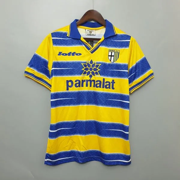Camiseta de fútbol Parma 1998/99 LOCAL MANGA CORTA VERSION FAN