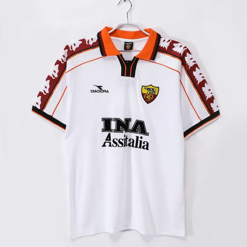 Camiseta Roma 1998/99 VISITANTE MANGA CORTA VERSION FAN