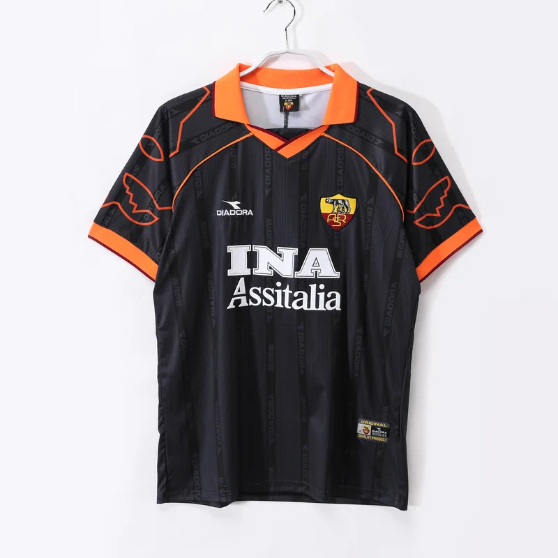 Camiseta Roma 1999/00 VISITANTE MANGA CORTA VERSION FAN