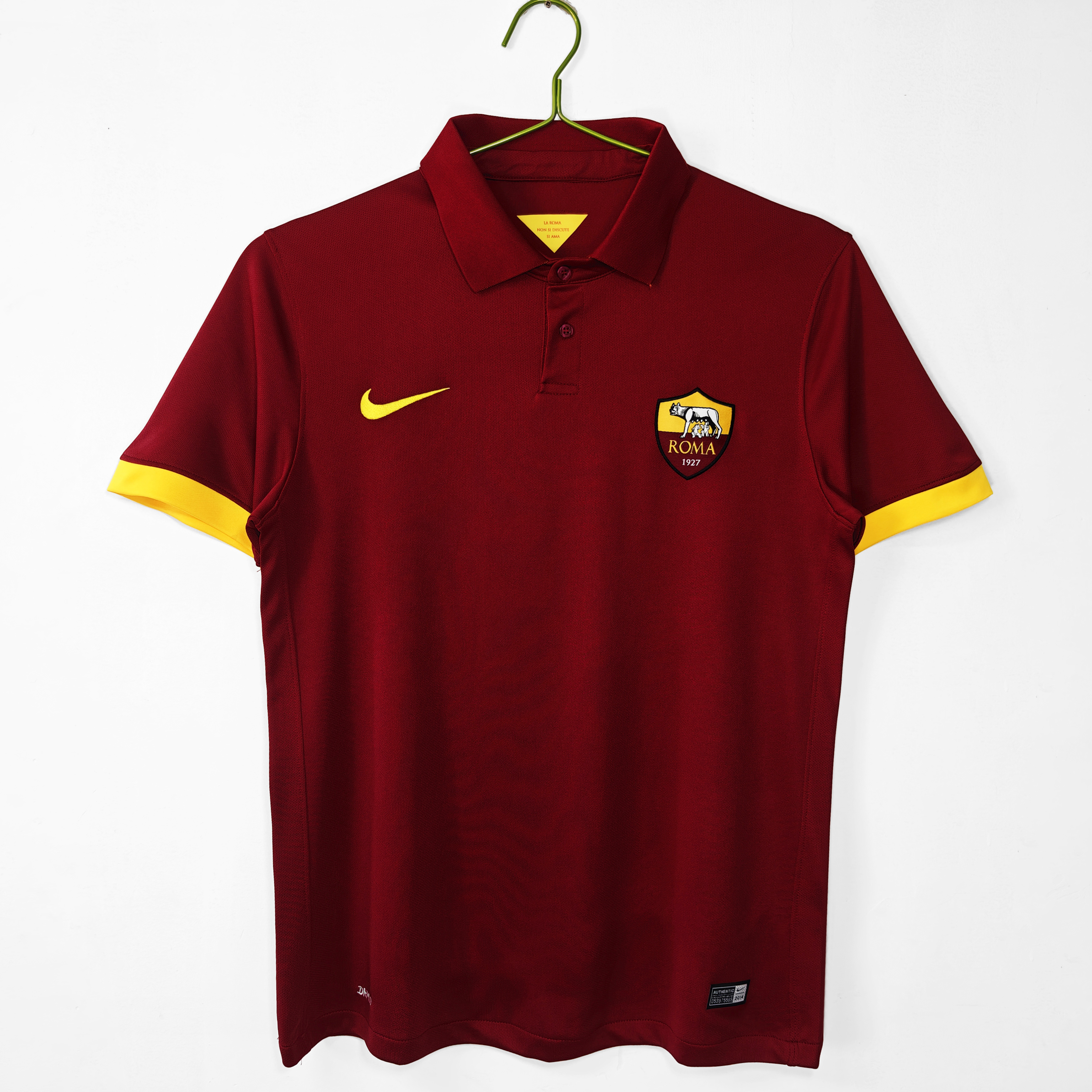 Camiseta de fútbol Roma 2014/15 LOCAL MANGA CORTA VERSION FAN