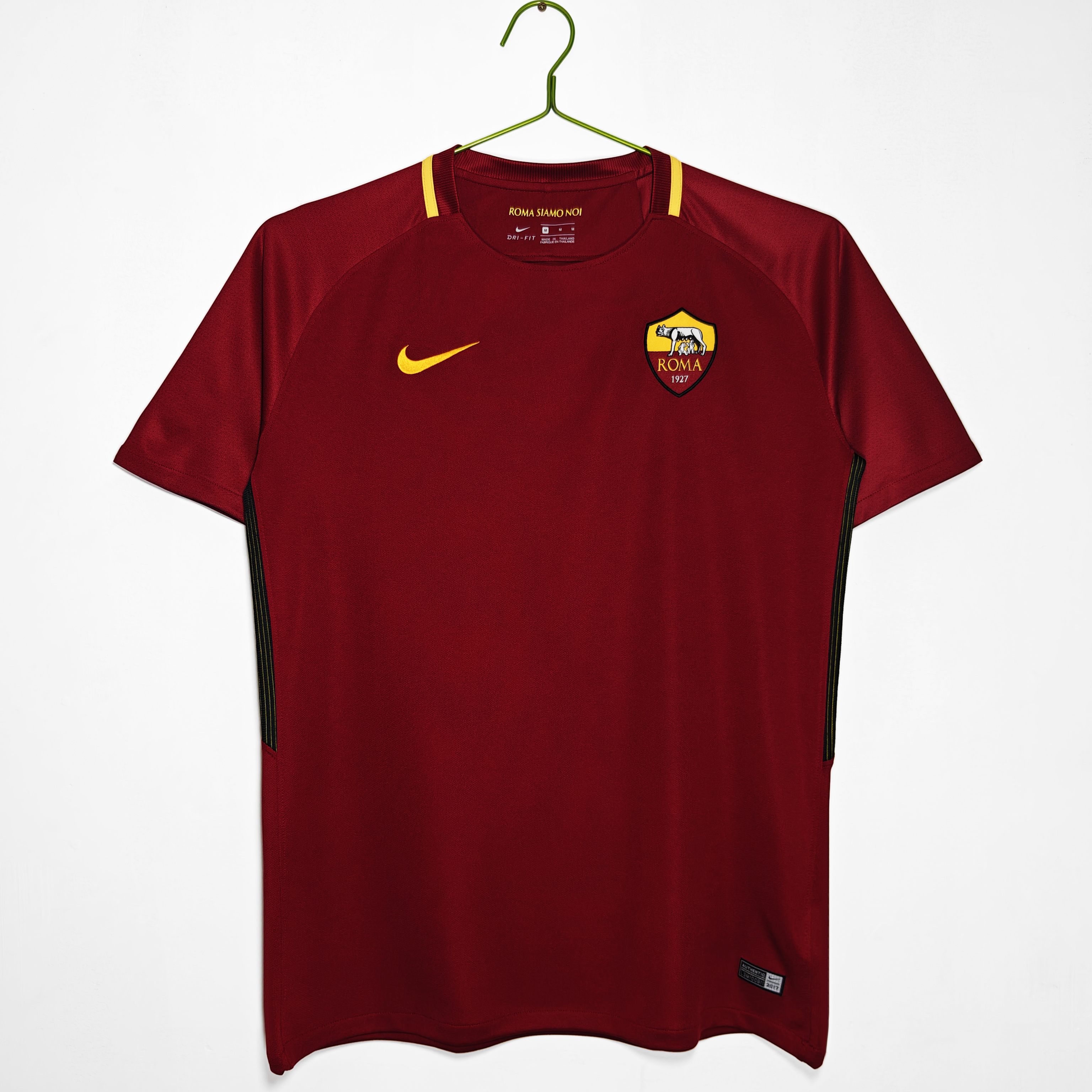 Camiseta de fútbol Roma 2017/18 LOCAL MANGA CORTA VERSION FAN