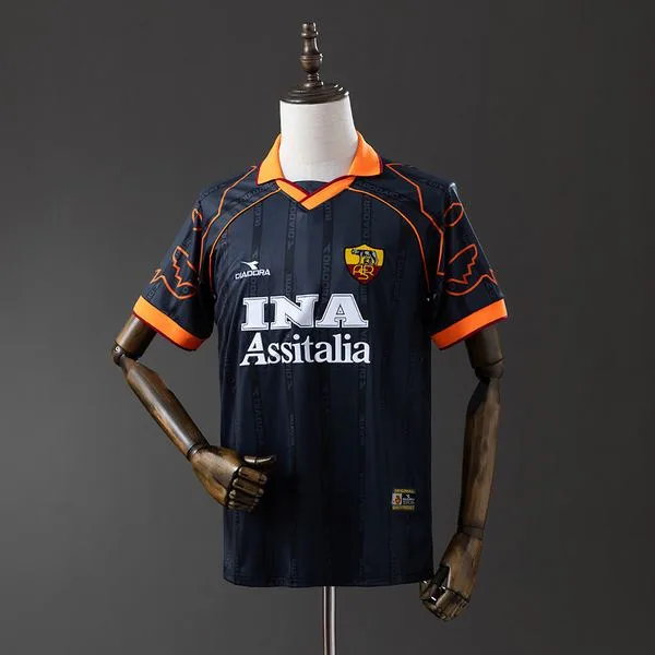 Camiseta de fútbol Roma 1990/00 VISITANTE MANGA CORTA VERSION FAN